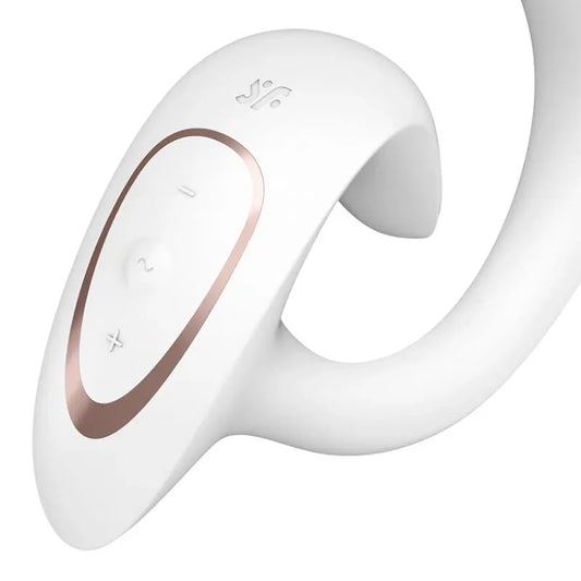 SATISFYER - G FOR GODDESS 1 VIBRADOR RABBIT BLANCO - Nuvica