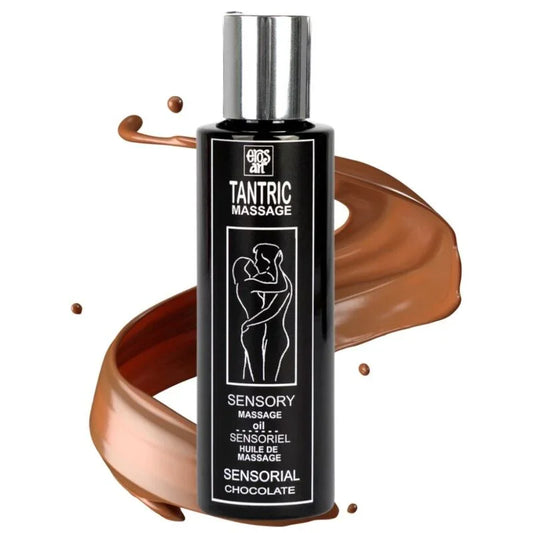 EROS-ART - ACEITE MASAJE TANTRICO NATURAL Y AFRODISÍACO CHOCOLATE 100 ML - Nuvica