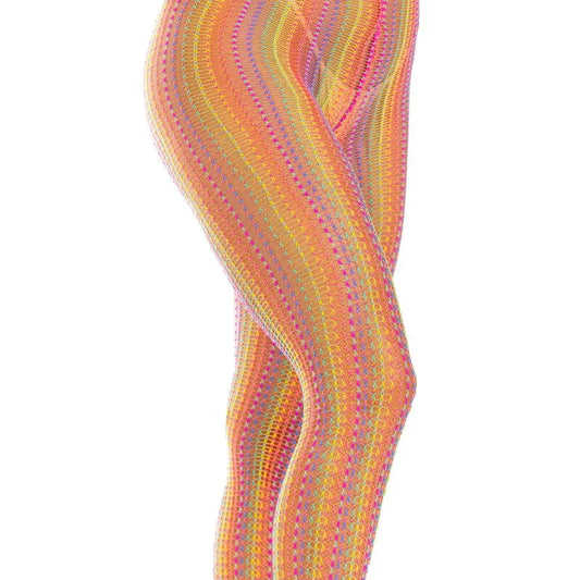 LEG AVENUE - MEDIAS DE CROCHET MULTICOLOR - Nuvica