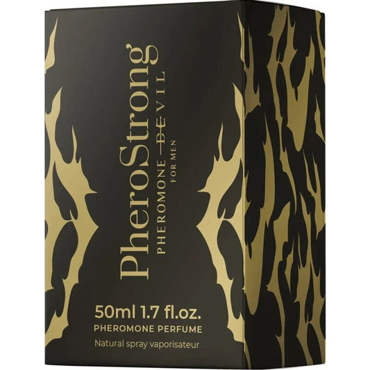 PHEROSTRONG - PERFUME CON FEROMONAS DEVIL PARA HOMBRE 50 ML - Nuvica