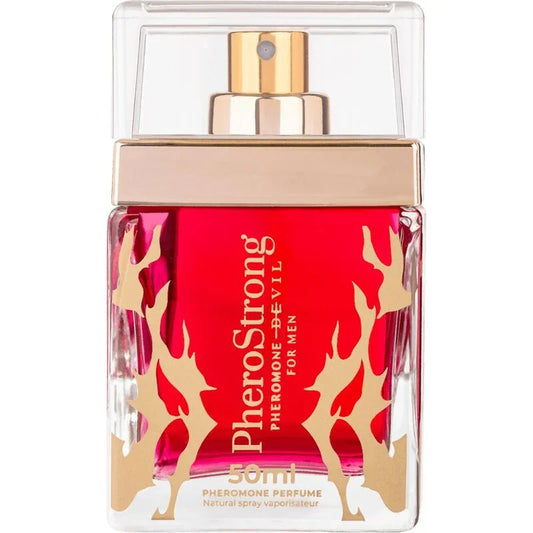 PHEROSTRONG - PERFUME CON FEROMONAS DEVIL PARA HOMBRE 50 ML - Nuvica