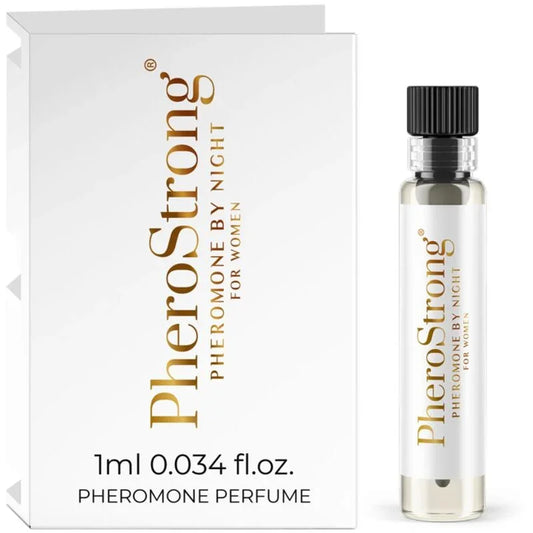 PHEROSTRONG - PERFUME CON FEROMONAS BY NIGHT PARA MUJER 1 ML - Nuvica
