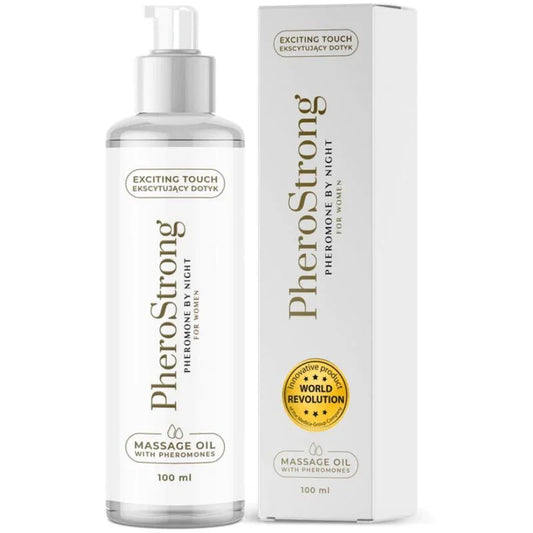 PHEROSTRONG - ACEITE DE MASAJE BY NIGHT PARA MUJER 100 ML - Nuvica