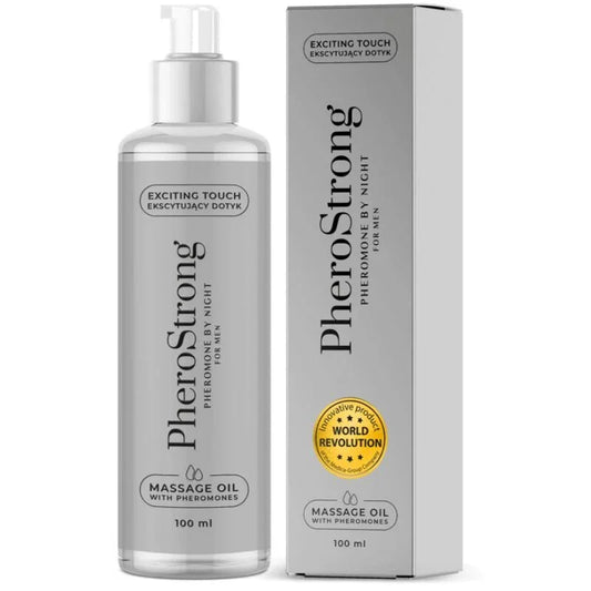 PHEROSTRONG - ACEITE DE MASAJE BY NIGHT PARA HOMBRE 100 ML - Nuvica