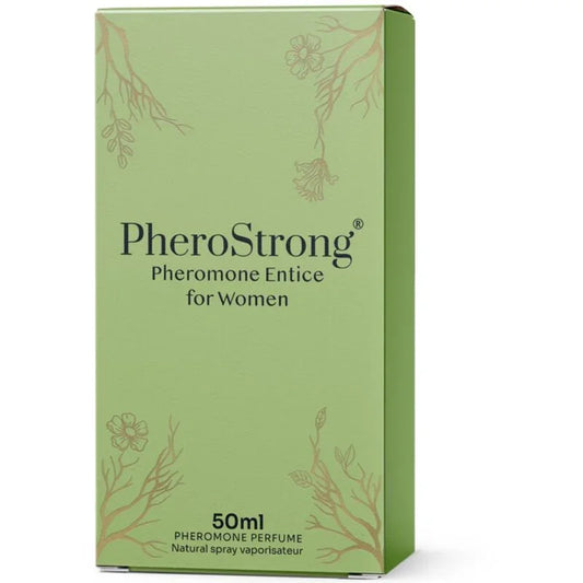 PHEROSTRONG - PERFUME CON FEROMONAS ENTICE PARA MUJER 50 ML - Nuvica
