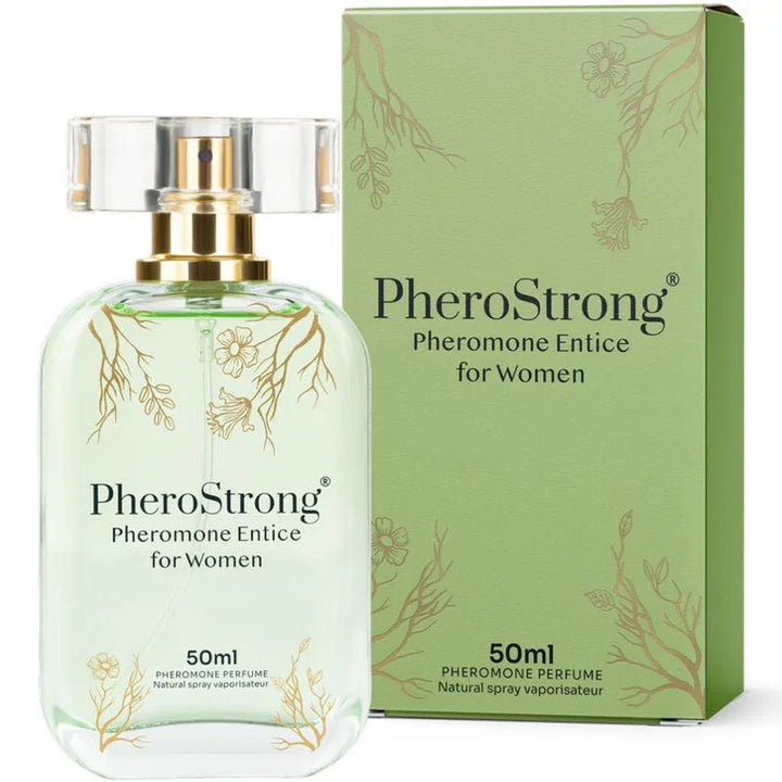 PHEROSTRONG - PERFUME CON FEROMONAS ENTICE PARA MUJER 50 ML - Nuvica