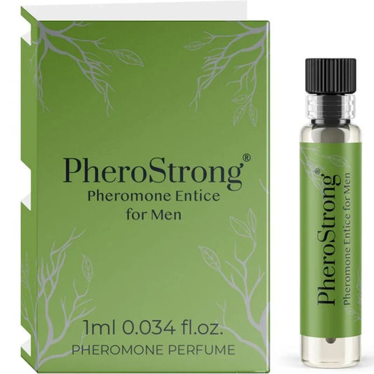 PHEROSTRONG - PERFUME CON FEROMONAS ENTICE PARA HOMBRE 1 ML - Nuvica