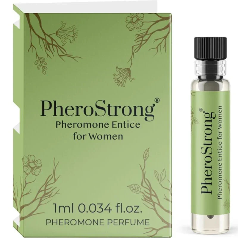 PHEROSTRONG - PERFUME CON FEROMONAS ENTICE PARA MUJER 1 ML - Nuvica