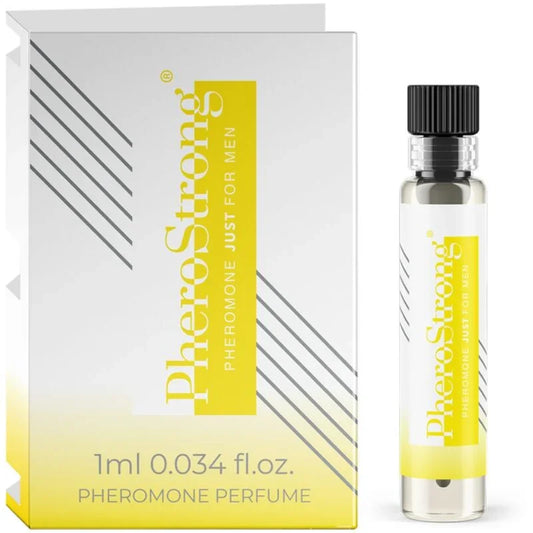 PHEROSTRONG - PERFUME CON FEROMONAS JUST PARA HOMBRE 1 ML - Nuvica