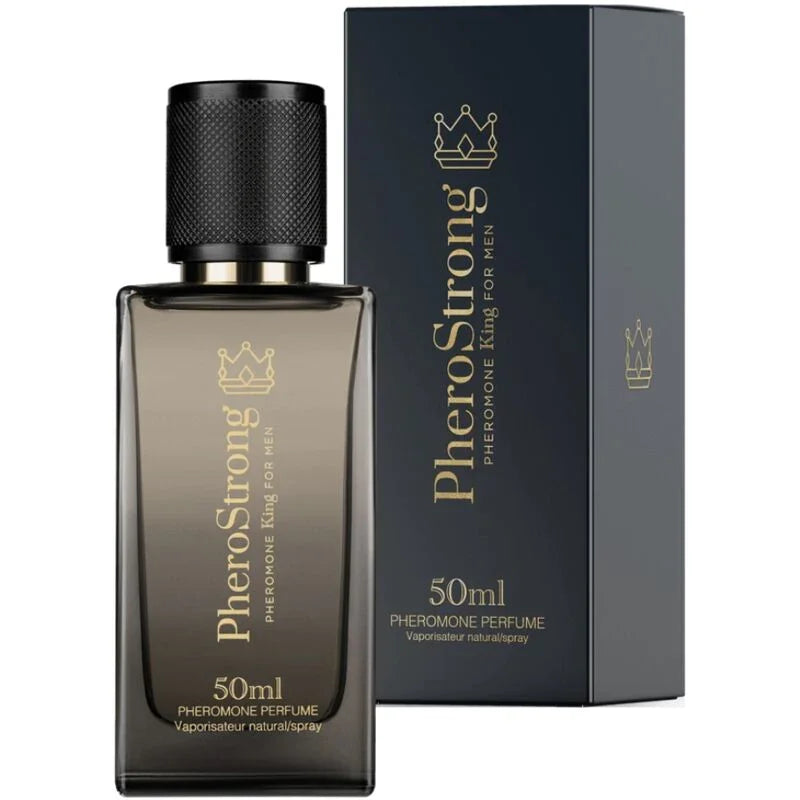 PHEROSTRONG - PERFUME CON FEROMONAS KING PARA HOMBRE 50 ML - Nuvica