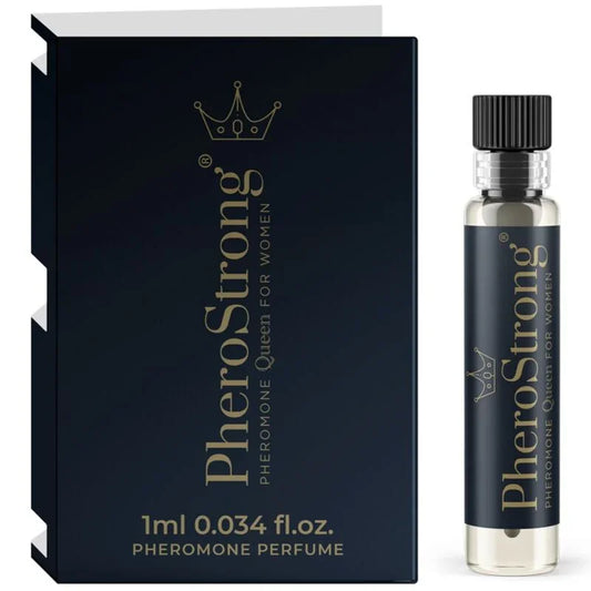 PHEROSTRONG - PERFUME CON FEROMONAS QUEEN PARA MUJER 1 ML - Nuvica