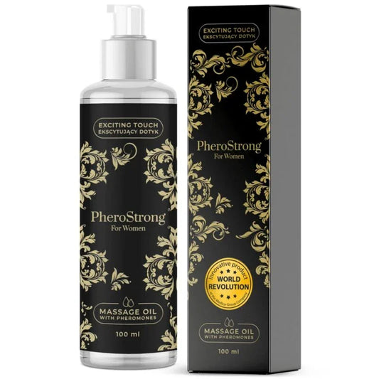 PHEROSTRONG - ACEITE DE MASAJE PARA MUJER 100 ML - Nuvica