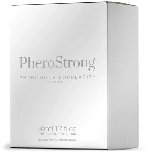PHEROSTRONG - PERFUME CON FEROMONAS POPULARITY PARA HOMBRE 50 ML - Nuvica