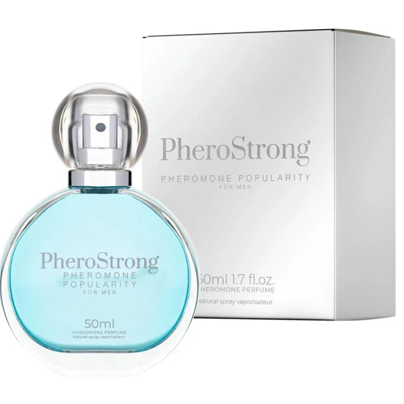 PHEROSTRONG - PERFUME CON FEROMONAS POPULARITY PARA HOMBRE 50 ML - Nuvica