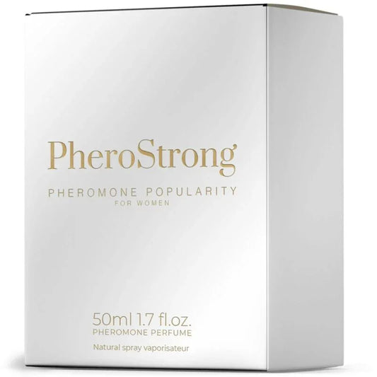 PHEROSTRONG - PERFUME CON FEROMONAS POPULARITY PARA MUJER 50 ML - Nuvica