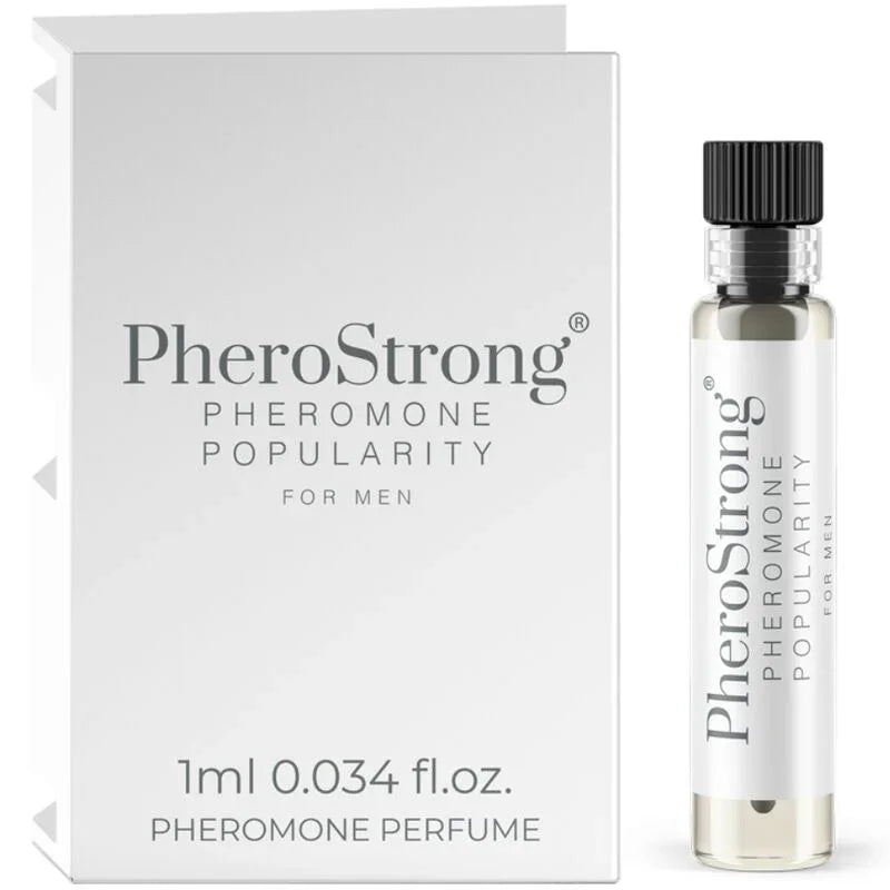 PHEROSTRONG - PERFUME CON FEROMONAS POPULARITY PARA HOMBRE 1 ML - Nuvica