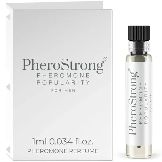 PHEROSTRONG - PERFUME CON FEROMONAS POPULARITY PARA HOMBRE 1 ML - Nuvica