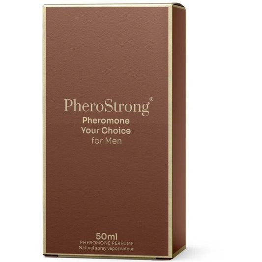 PHEROSTRONG - PERFUME CON FEROMONAS YOUR CHOICE PARA HOMBRE 50 ML - Nuvica