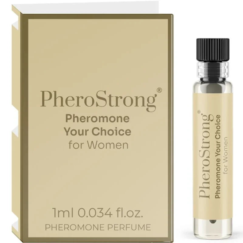 PHEROSTRONG - PERFUME CON FEROMONAS YOUR CHOICE PARA MUJER 1 ML - Nuvica