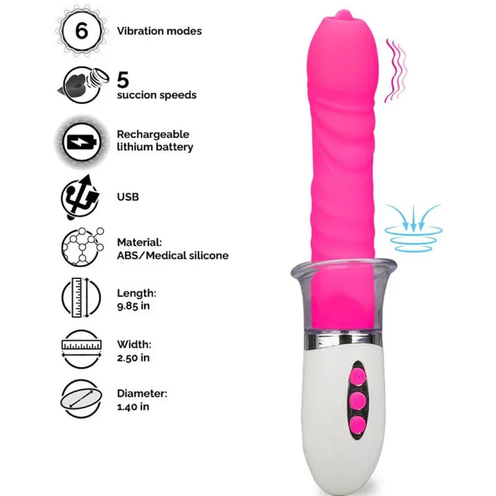 ARMONY - LIBERTY VIBRADOR & THRUSTING CON LENGUA - Nuvica