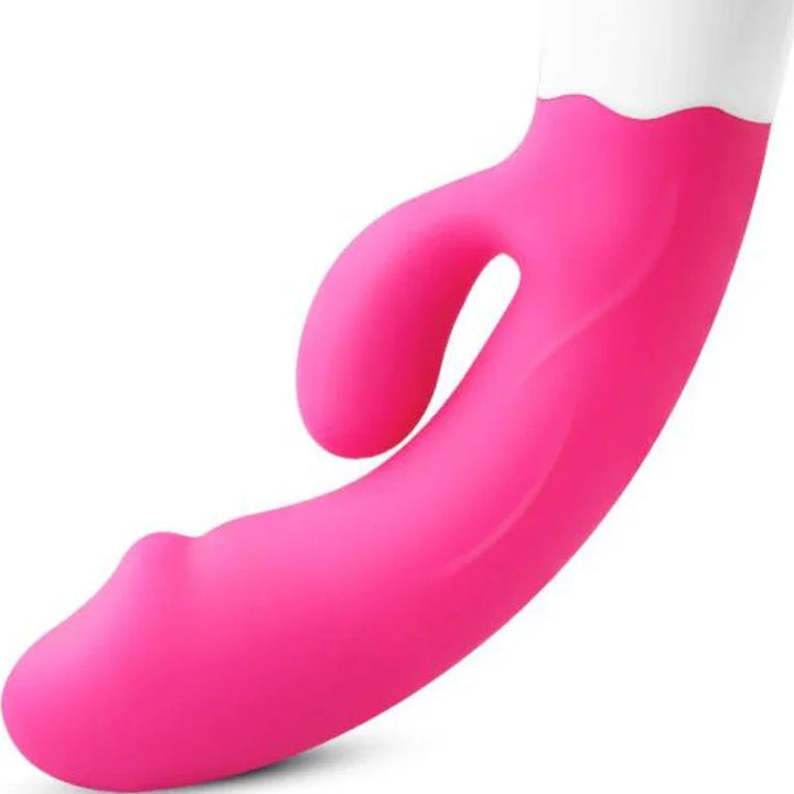 ARMONY - HAPPY VIBRADOR & ESTIMULADOR RECARGABLE FUCSIA - Nuvica