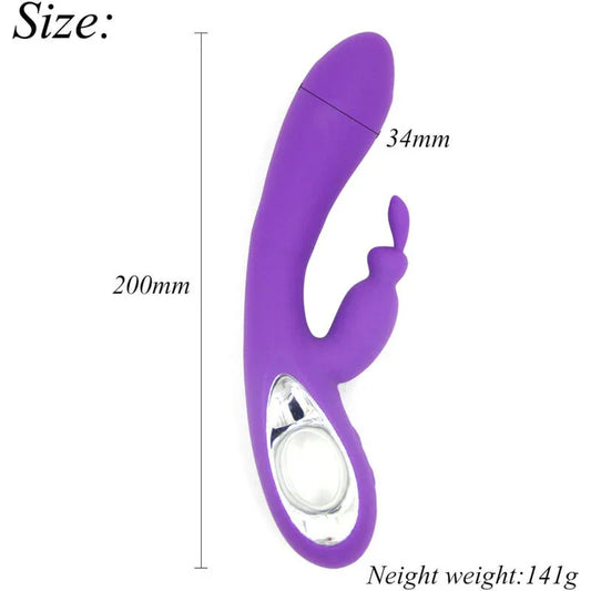 ARMONY - BELLA VIBRADOR RABBIT PULL RING VIOLETA - Nuvica