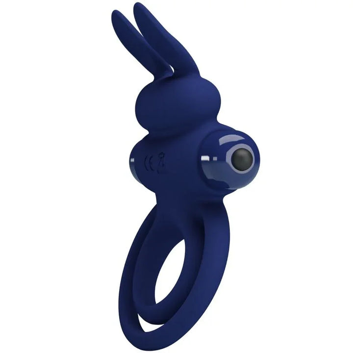 PRETTY LOVE - DAREY DOBLE ANILLO VIBRADOR RABBIT AZUL - Nuvica