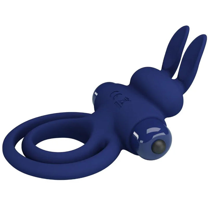 PRETTY LOVE - DAREY DOBLE ANILLO VIBRADOR RABBIT AZUL - Nuvica