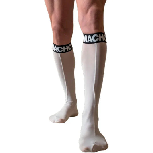 MACHO - CALCETINES FINOS BLANCO TALLA ÚNICA - Nuvica