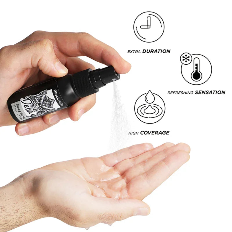 BLACK HOLE - SPRAY RETARDANTE STUDY FORTE 30 ML - Nuvica