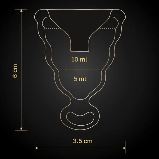 G-VIBE - GCUP COPA MENSTRUAL NEGRA - Nuvica