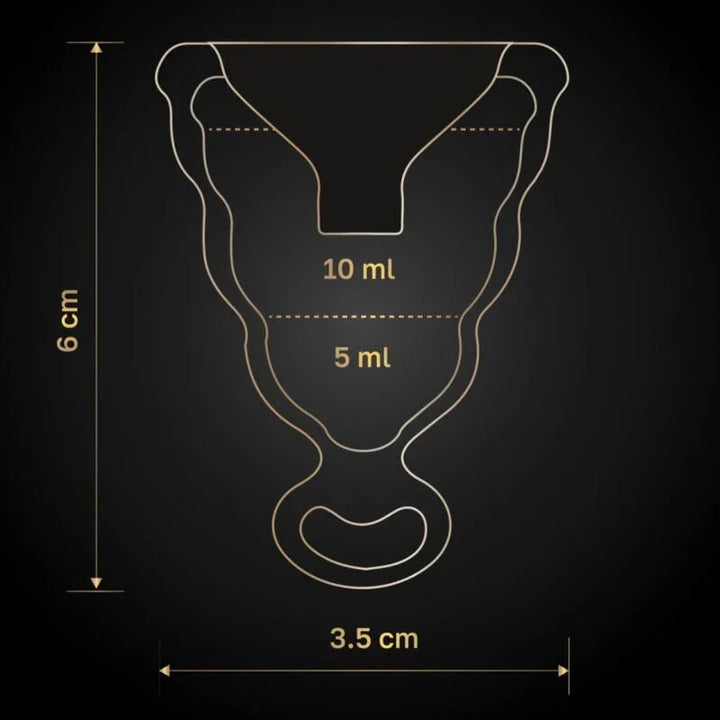 G-VIBE - GCUP COPA MENSTRUAL NEGRA - Nuvica