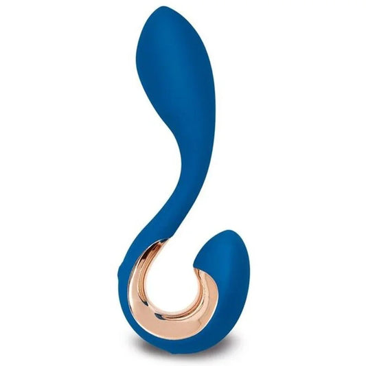 G-VIBE - GPOP 2 VIBRADOR PUNTO G Y P AZUL INDIGO - Nuvica