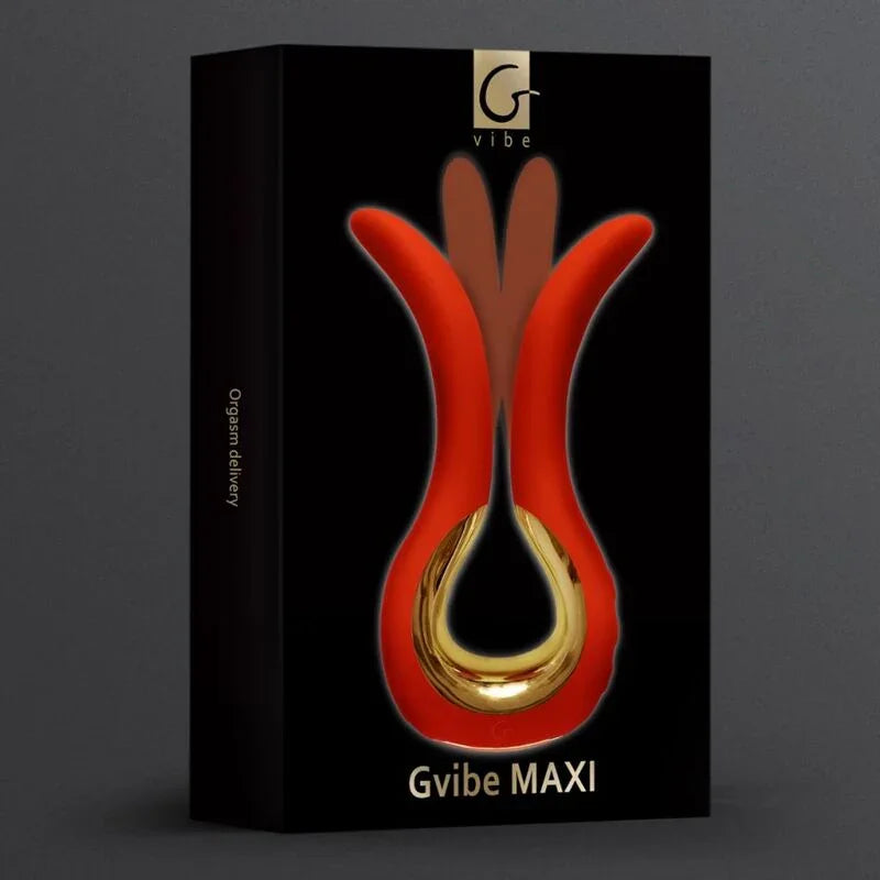 G-VIBE - GVIBE MAXI VIBRADOR CON DOS PUNTAS FLEXIBLES CORAL - Nuvica