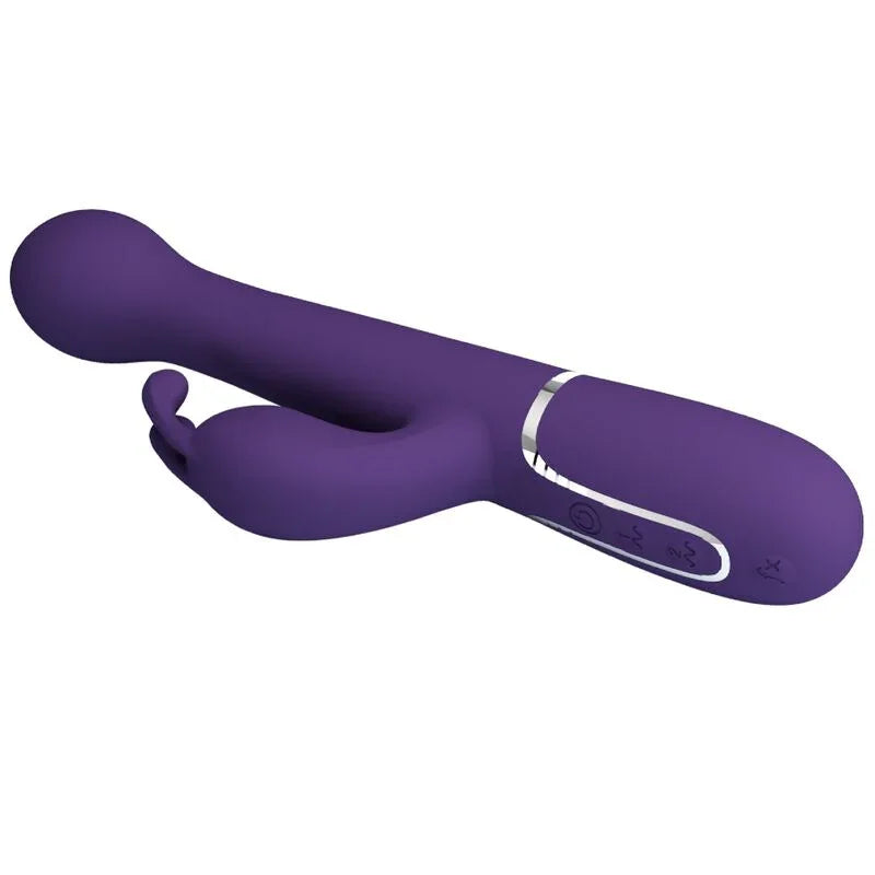 PRETTY LOVE - DEJON VIBRADOR RABBIT 3 EN 1 MULTIFUNCIÓN MORADO - Nuvica