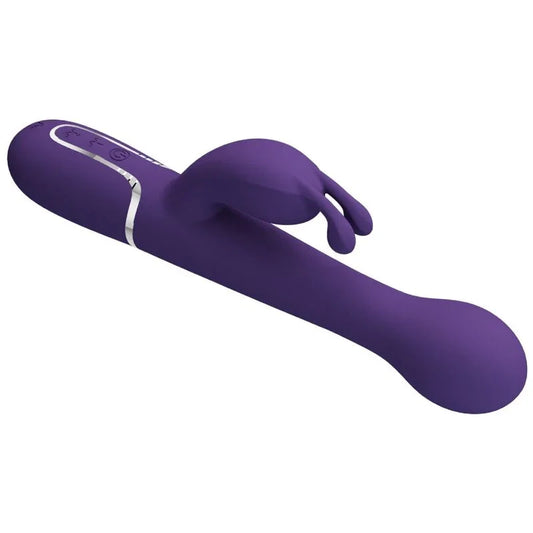 PRETTY LOVE - DEJON VIBRADOR RABBIT 3 EN 1 MULTIFUNCIÓN MORADO - Nuvica