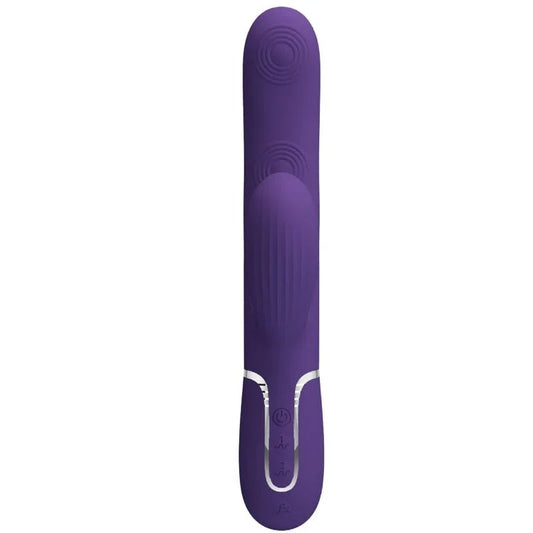 PRETTY LOVE - PERLITA VIBRADOR PUNTO G 3 EN 1 MULTIFUNCIÓN MORADO - Nuvica