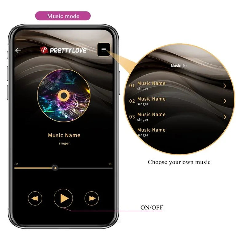 PRETTY LOVE - HECTOR VIBRADOR ELECTROSHOCK APP GRATUITA VIOLETA - Nuvica