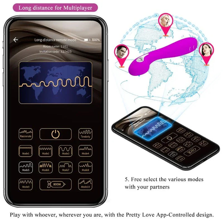 PRETTY LOVE - HECTOR VIBRADOR ELECTROSHOCK APP GRATUITA VIOLETA - Nuvica