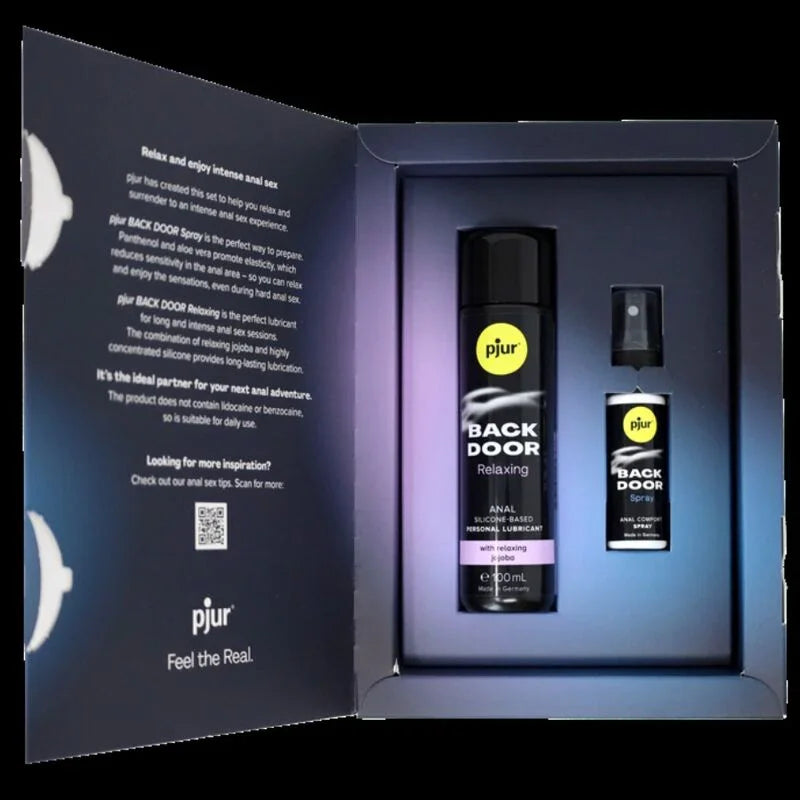 PJUR - BACK DOOR SET DE LUBRICANTE ANAL Y SPRAY - Nuvica
