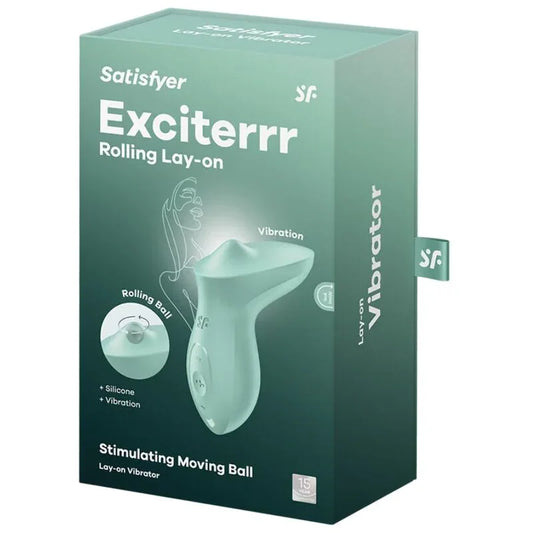 SATISFYER - EXCITERRR VIBRADOR LAY-ON CLÍTORIS MENTA - Nuvica