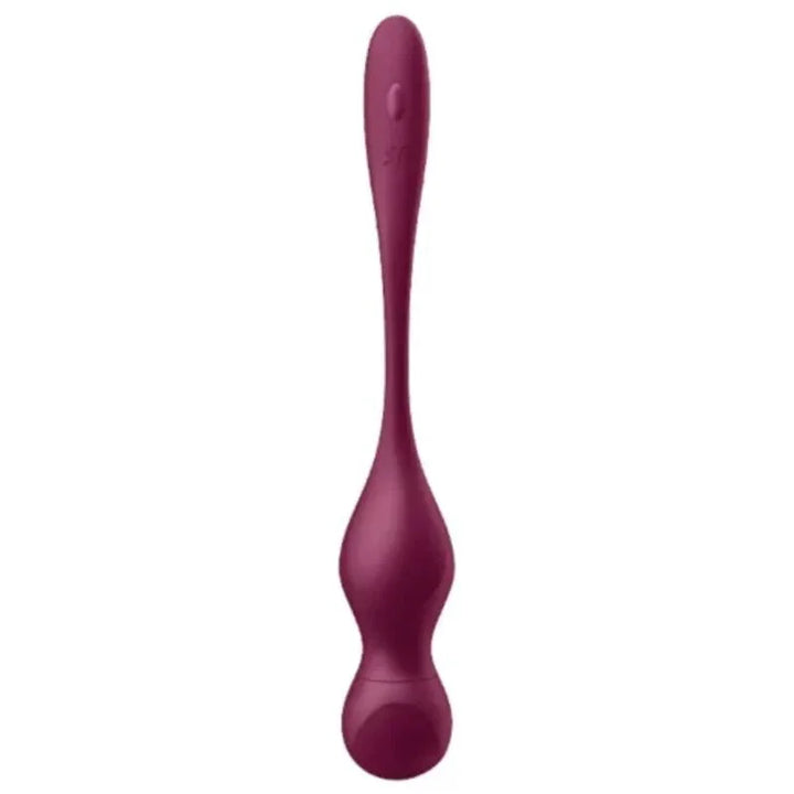 SATISFYER - LOVE BIRDS VARY BOLAS VIBRADORES APP GRATUITA ROJO VINO - Nuvica