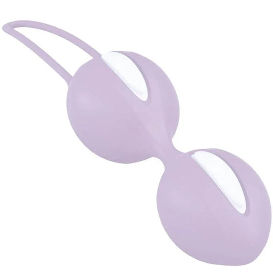 FUN FACTORY - SMARTBALLS DUO BOLAS PELVICAS BLANCO / LILA PASTEL - Nuvica