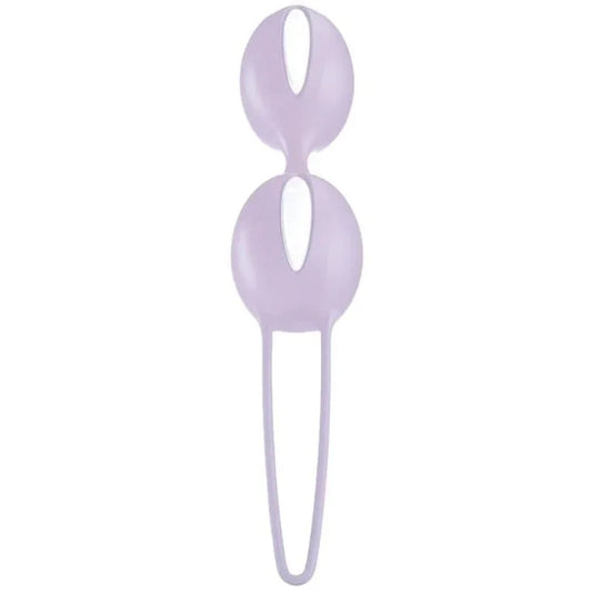 FUN FACTORY - SMARTBALLS DUO BOLAS PELVICAS BLANCO / LILA PASTEL - Nuvica