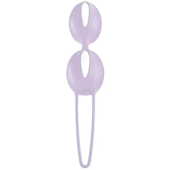 FUN FACTORY - SMARTBALLS DUO BOLAS PELVICAS BLANCO / LILA PASTEL - Nuvica