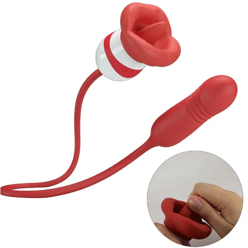 PRETTY LOVE - ASHLYNN MASTURBADOR BOCA ROJO - Nuvica