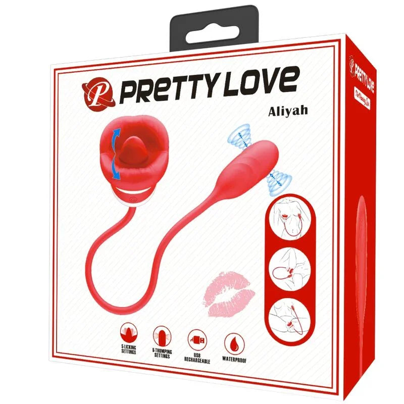 PRETTY LOVE - ALIYAH MASTURBADOR BOCA ROJO - Nuvica