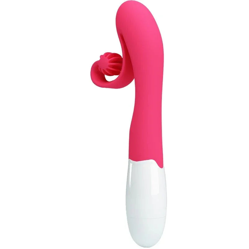 ROMANCE - VIBRADOR Y ESTIMULADOR 30 VELOCIDADES ROSA - Nuvica