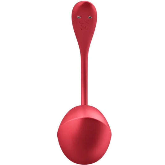 SATISFYER - SHINY PETAL ESTIMULADOR PUNTO G CONTROL REMOTO ROJO APP GRATUITA - Nuvica