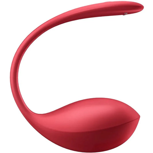 SATISFYER - SHINY PETAL ESTIMULADOR PUNTO G CONTROL REMOTO ROJO APP GRATUITA - Nuvica